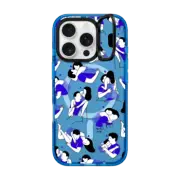 iPhone 16 Pro Impact Ring Stand Case MagSafe Compatible Love Stripes