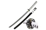 Ten Ryu Handmade Samurai Sword Cord Wrapped Handle White 1066mm (K-TR-037)