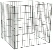 K765 Wire Compost Bin 30"LX30"WX30"H Easy Assembly W/Front Door that Opens