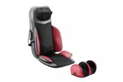 Full Body Massage Cushion Chair Shiatsu Back Neck Massaging Pad Seat Heating Vibration Rolling Kneading with Foot Massager Relax Remote Pillow Homasa