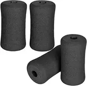 Foam Foot Pads Rollers, 4 pcs Replacement Foam Foot Pads, Weight Bench Leg Extension Curl Attachment for Home Gym Replacement Parts