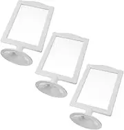 3pcs Photo Frame Hangers Easel Stand Wall Picture Holders Picture Frames for Multiple Pictures Decor Plate Picture Display Stand Label Clips Poster Frames Gallery Stands White