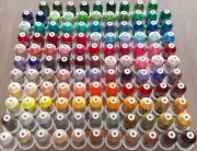 Embroidery Thread Polyester, Set of 119 Mini King Spools,1100yds,40w