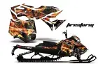 Sled Graphic Decals Stickers For Ski Doo Rev XM Summit 2013-2016 FIRESTORM K
