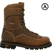 GEORGIA BOOT AMP LT LOW HEEL LOGGER WATERPROOF BOOTS GB00472 - ALL SIZES - NEW