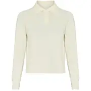 [Maison Margiela] Maison Margiela Wool Polo Top S NEUTRALS