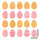 10 Pcs Easter Cookie Cutter Set, 3D Egg Embossing Cookie Cutters _sy