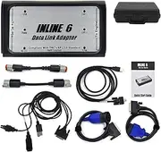 XTevu Data Link Adapter, OBD2 Diagnostic Scanner, Compatible with Cummins Engine Inline 6 J1939 J1708 Heavy Duty Adapter Kit
