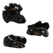 Lightning Martial Arts Protective Sparring Gear Bundle - Headgear, Gloves, Ul...
