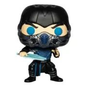 MK 2021 Sub-Zero Glow-in-the-Dark Pop! Vinyl Figure - EE W/ Pop Protector