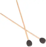 TOYANDONA Marimba Drumstick Set 2pcs Maple Wood Drum Mallets Marimba Hammers for Percussion Instruments