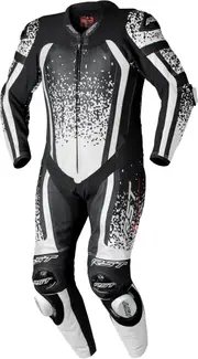 RST Pro Series Evo Airbag One Piece Motorcycle Leather Suit, black-white, Size 2XL for Men Black White
