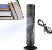 Silent Tower Vel - Electric Fans Cooling Chamber by Quiet with Charging Cable | USB Powered Tower Air Conditioner | Cooling Fans