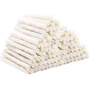 MON2SUN Dog Rawhide Twist Sticks Natural 5 Inch Thin Sticks Chews (120 pack)