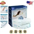 Cooling Bamboo Rayon Mattress Protector - 100% Waterproof Full Size Encasement