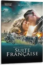 Decor Suite Francaise Romantic Love Movie Poster Poster Decorative Painting Canvas Wall Art Living Room Posters Bedroom Painting 20x30inch(50x75cm)