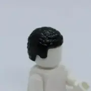 HAIR - BLACK - Male with Coiled Texture LEGO® Minifigure Mini Figure Part