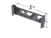 5 - Inch Aluminum Gutter Hanger with Screw and Clip (Package of 10)