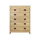 Tallboy Chest of Drawer with 6 Drawers White