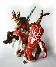 NEW PAPO 39911 Stag Knight & 39912 Rearing Horse - RETIRED