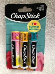 ChapStick “I Love Summer” Collection Flavored Lip Balm - NEW 3 Pieces