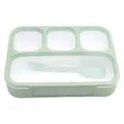 1 Set 1000ml Bento Box Leak-Proof Multi-grids PP Good Sealing Food Container for Outdoor