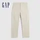 Gap 男裝 商務直筒長褲-米白色(840885)