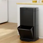 Devanti 70L Motion Sensor Bin Pedal Bins Rubbish Automatic Trash Can Black New