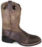 New! Smoky Mountain Men's Brown WAYLON WESTERN COWBOY BOOTS Square toe 7 SIZES!