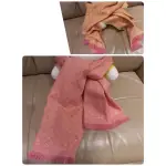 GUCCI 經典玫瑰粉 羊毛 披巾 圍巾