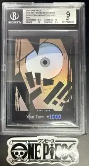 BGS 9 One Piece PRB01 Don!! Card Monkey.D.Luffy - English-Foil-The Best-Graded