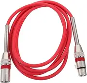 DRESSOOS Audio Line Microphone Accessory Mic Microphone Gaming Mic XLR Cable XLR Cables Red PVC