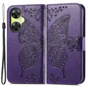 For OnePlus Nord CE 3 Lite 5G/Nord N30 5G Flip Cover Imprinted Butterfly Stand Wallet Phone Case