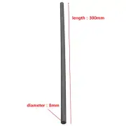 Graphite Crucible Stir Stirring Rod Stick 8x300mm Melting Golds Silver Copper
