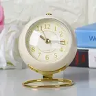 Student Bedside Metal Alarm Clock Desktop Ornaments Home Decor Table Clock