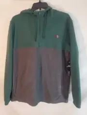 O'Neill Men's Medium Color Block Pullover Quarter Zip Fleece Hoodie New Tags