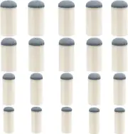 Keromtein 20pcs Slip On Pool Cue Tips, 4 Sizes Pool Queue Stick Tips Replacem...