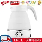 Outdoor Mini Folding Kettle Electric Kettle Boil Water Tool for Camping (White)