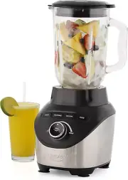1500 Watt Turbo Elite Max Blender, 71oz - 9-cup / 2.1 Liter Glass Pitcher, 3 ...