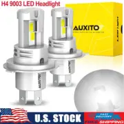 AUXITO 9003 H4 LED HeadLight Bulbs High Low Beam Replacement 6500K 100W 80000LM (for: Smart)