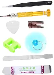 NUOBESTY 13pcs Phone Repair Tool Kit Multi Function Screwdriver for Mobile Devices Game Consoles and Electronics Includes Spudger Pry Tools Random Colors Random Color