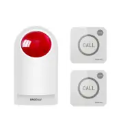 SINGCALL Wireless Outdoor Waterproof Sound Flash Siren Alarm System for Home