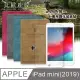 2019 iPad mini/iPad mini 5 北歐鹿紋風格平板皮套+9H鋼化玻璃貼(合購價)