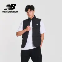 在飛比找momo購物網優惠-【NEW BALANCE】NB 保暖刷毛機能背心外套_男性_