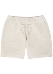 Universal Works Lumber Waffle-knit Cotton Shorts - Cream - XL XL