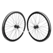 700C Fixie Wheelset (ISO Diameter 622), Matte Black MSW