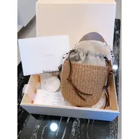 在飛比找蝦皮購物優惠-義大利代買🇮🇹全新正品 Chloe Woody Basket