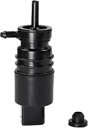 SSRAY Windscreen Wiper Washer Pump Motor,Fit For E36, E46 323is 330i 328i 328is 1997-2007 Wiper Front Windshield With Grommet Windscreen Fluid Pump
