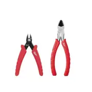 Milwaukee 6" Diagonal Cutters Pliers Hand Tool 4.75 In Mini Flush Cutting Pliers