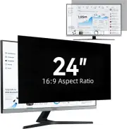 24 inch for 16:9 Widescreen Computer Monitor – Removable Anti Glare Blue Light P